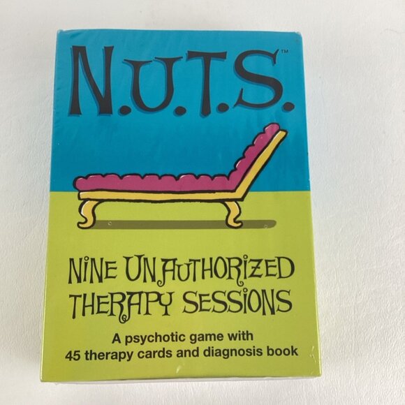 Imagineering Other - N.U.T.S. Nine Unauthorized Therapy Sessions Psychotic Card Game Diagnosis Book